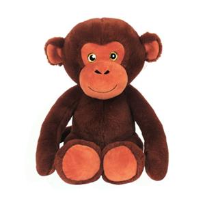Pluche speelgoed knuffeldier Chimpansee aap van 28 cm -