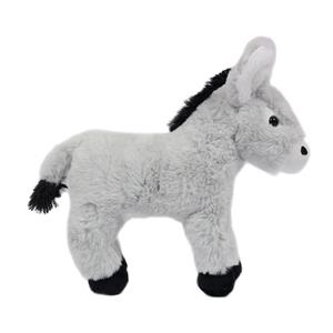 PIA Soft Toys Pia Toys Knuffeldier Ezel - pluche stof - premium kwaliteit knuffels - grijs - 22 cm -