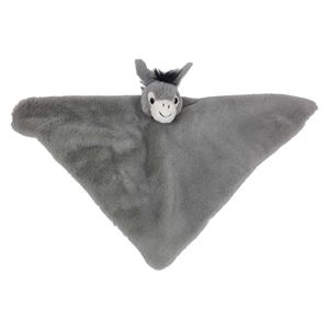 Pia Toys Knuffeldier Ezel - zachte pluche stof - tuttel/knuffeldoekje - grijs - 45 cm -