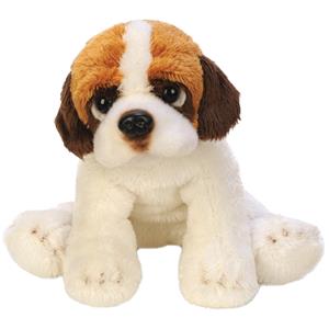 Suki Gifts Pluche knuffel dieren Sint Bernhard hond 13 cm -