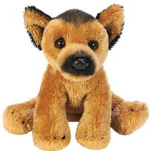 Suki Gifts Pluche knuffel dieren Duitse Herders hond 13 cm -