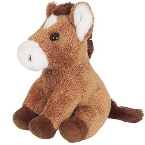 Ravensden Pluche knuffel dieren Paardje van 15 cm -