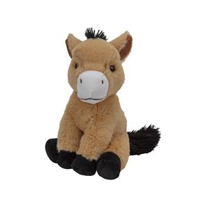 Nature Planet Pluche dieren knuffels Paard van 23 cm -