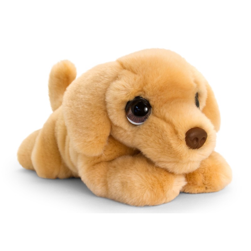 Keel Toys pluche bruine Labrador honden knuffel cm -