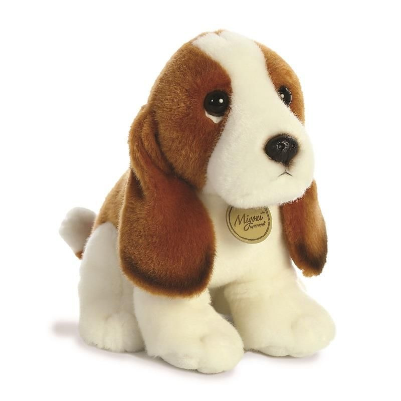 Aurora Pluche dieren knuffels beagle hond van 28 cm -