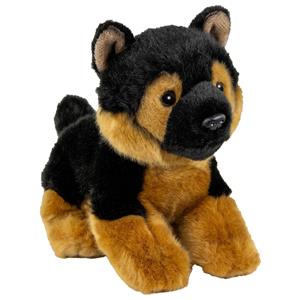 CarlDick Knuffeldier herdershond - zachte pluche stof - premium kwaliteit knuffels - 23 cm -