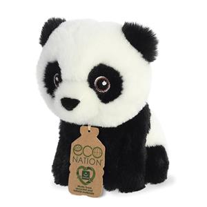 Aurora Pluche dieren knuffels panda van 13 cm -