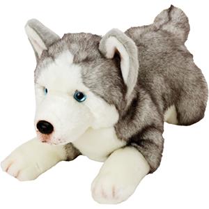 Suki Gifts Pluche knuffel dieren Husky hond cm -