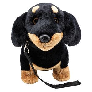 CarlDick Knuffeldier Teckel hond - zachte pluche stof - premium kwaliteit knuffels - 30 cm -