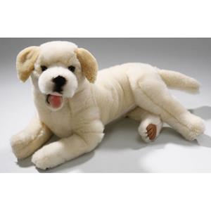 CarlDick Liggende pluche knuffel labrador cm -