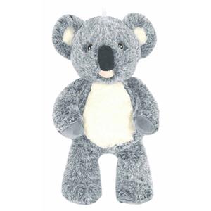 Sandy Knuffeldier Koala Aussie - zachte pluche stof - dieren knuffels - grijs - 25 cm -