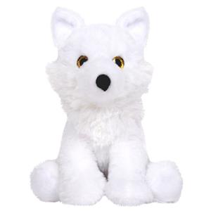 Knuffeldier Wolf Snowie - zachte pluche stof - dieren knuffels - wit - 24 cm -