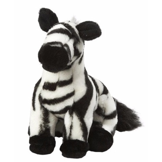 Zebra knuffeltje 18 cm -