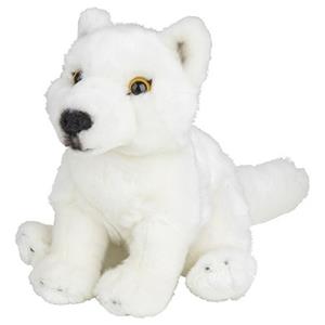 Nature Planet Witte wolven knuffels 18 cm knuffeldieren -