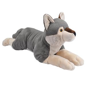 Wild Republic Pluche knuffel dieren grote wolf cm -