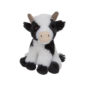 Pluche dieren knuffels Koe van 19 cm -