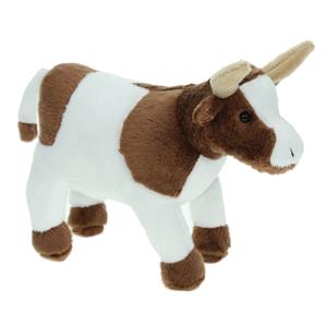 Pluche knuffel dieren Koe van 23 cm -