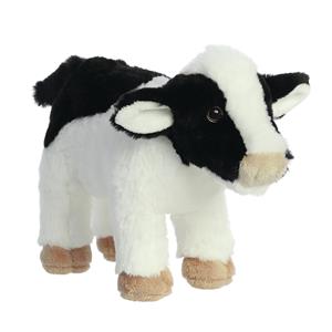 Aurora Pluche dieren knuffels koe van 26 cm -