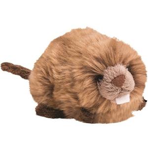 Nature Planet Pluche bruine bever knuffel - 19 cm - dieren/bevers speelgoed -