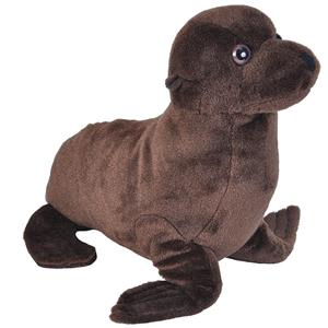 Pluche bruine zeeleeuw knuffel 35 cm speelgoed -