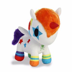 Aurora Pluche wit eenhoorntje knuffeldier 20 cm -