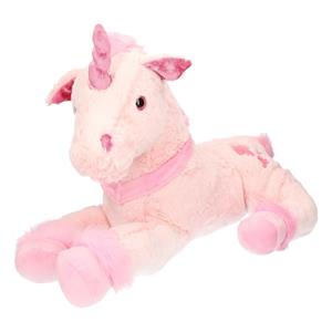 Merkloos Pluche unicorn knuffel roze 62 cm -