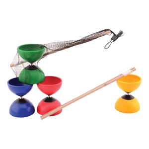 outdoorfun Outdoor Fun Diabolo Colored with Wooden Sticks (Assorted)