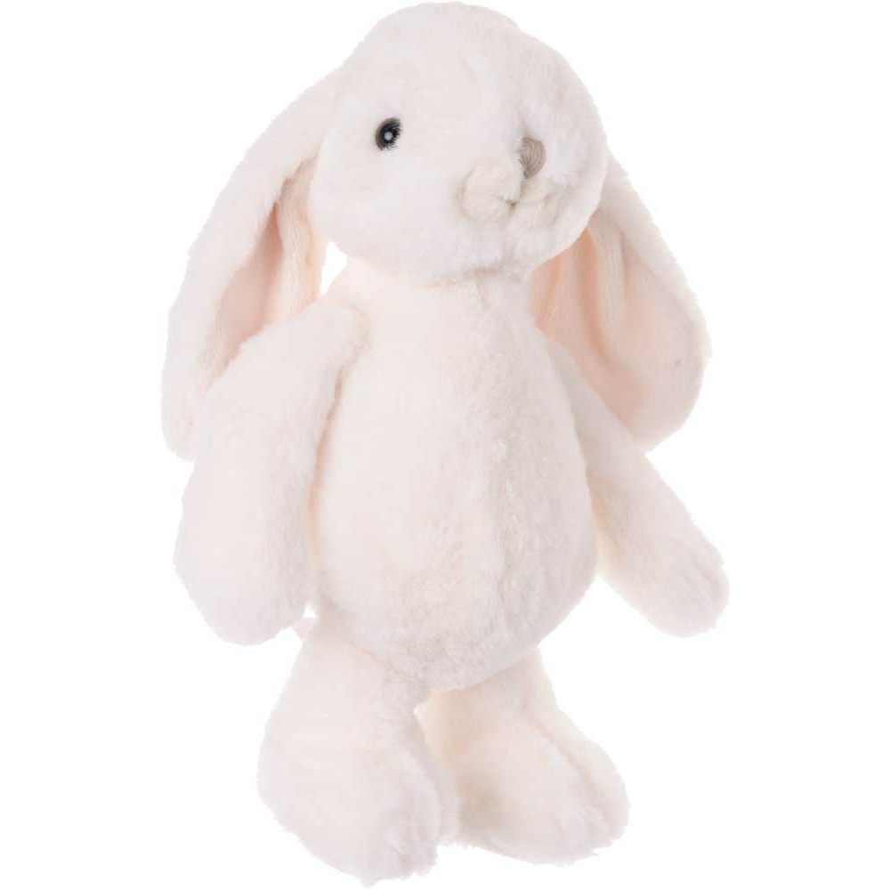 Bukowski pluche konijn knuffeldier - wit - staand - 25 cm - luxe knuffels -