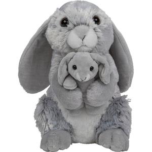 Nature Planet Pluche familie Konijnen knuffels van 22 cm -