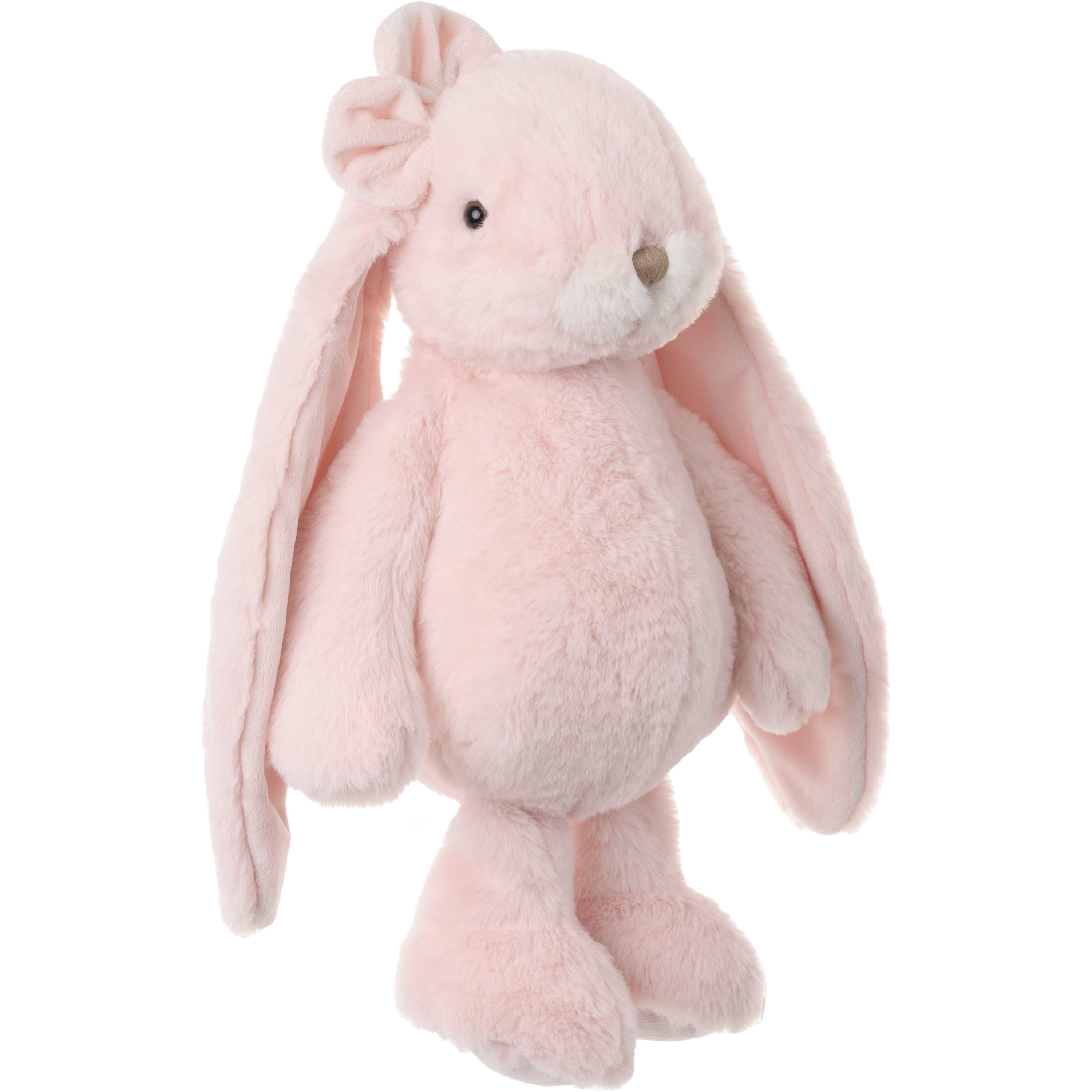 Bukowski pluche konijn knuffeldier - lichtroze - staand - cm - luxe knuffels -