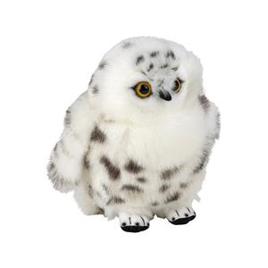 Nature Planet Pluche sneeuwuil vogel knuffel van 18 cm -