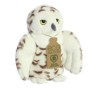 Aurora Pluche dieren knuffels sneeuwuil van 20 cm -