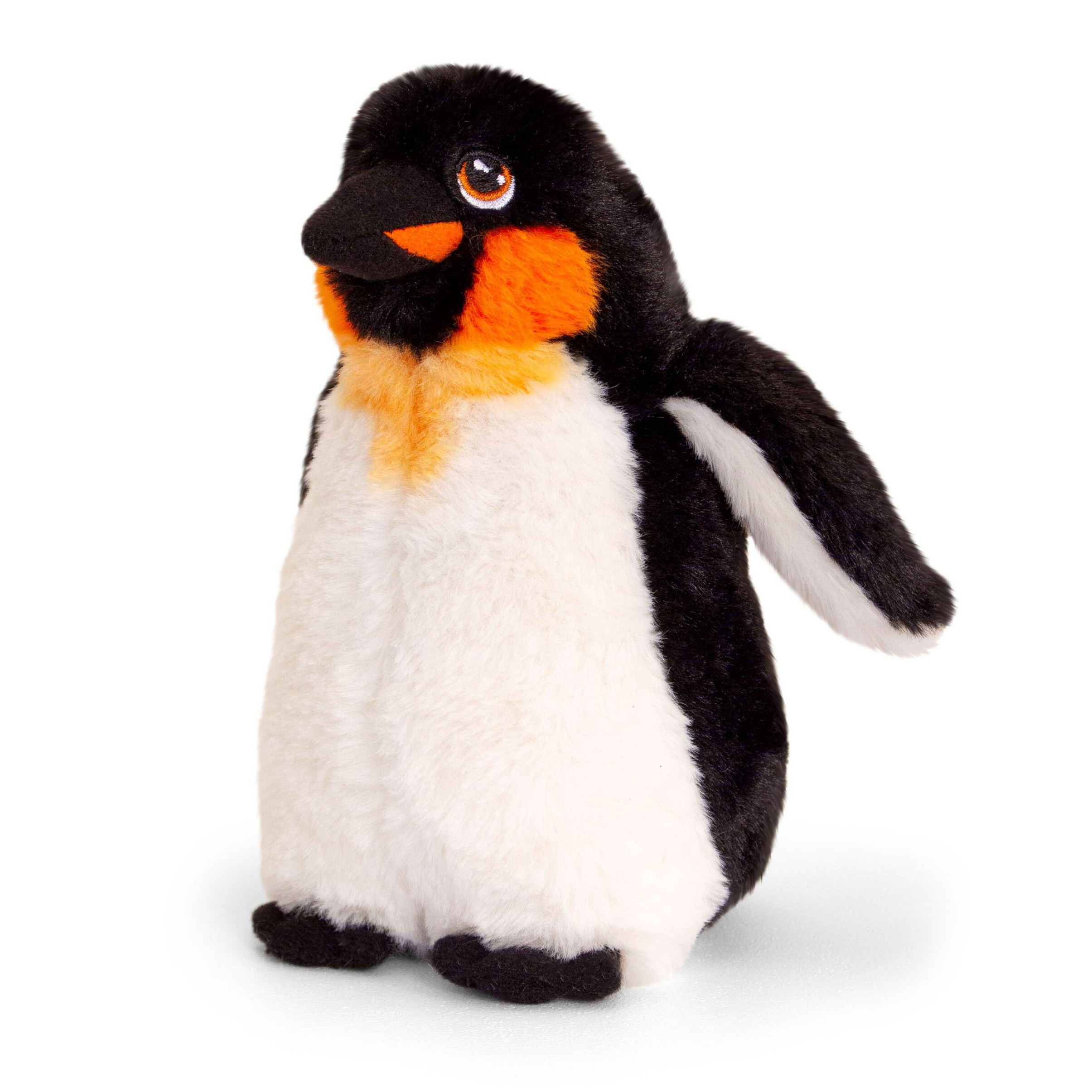 Keel Toys pluche keizers pinguin knuffeldier - wit/zwart - staand - 20 cm -