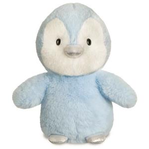 Aurora Pluche knuffeldier pinguin - lichtblauw - 20 cm - pooldieren thema -