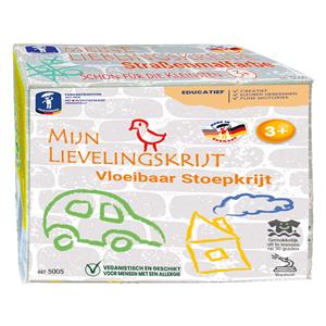 Feuchtmann Mijn Lievelingskrijt Vloeibaar Stoepkrijt, 4x100gr.