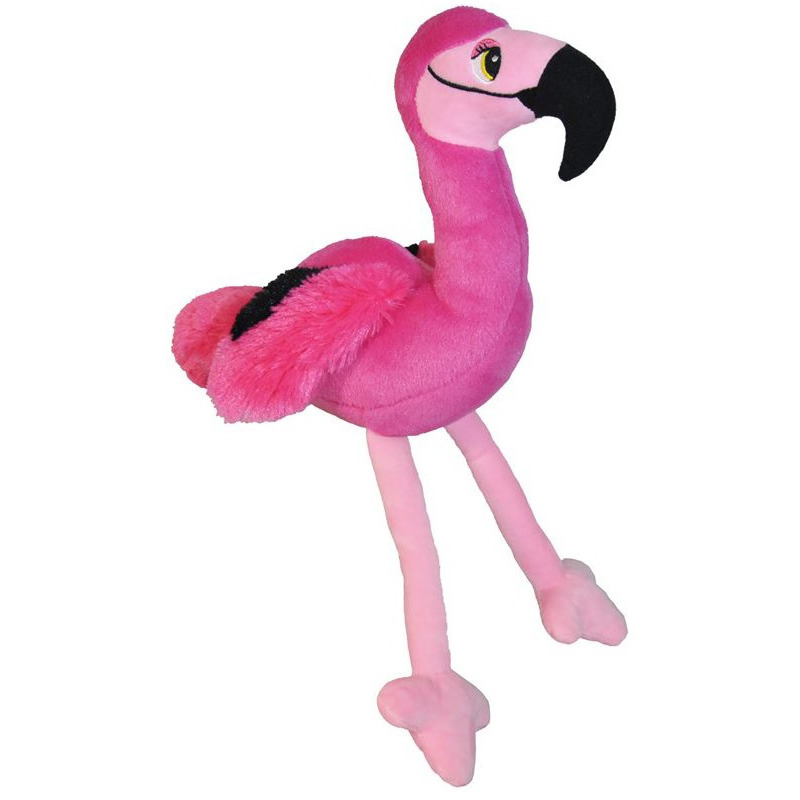 Sandy Pluche speelgoed knuffeldier Flamingo van 20 cm -