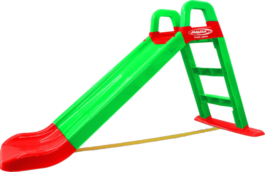 JAMARA Funny glijbaan junior 145 x 59 x 79 cm groen/rood