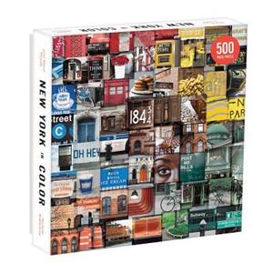 Sarah McMenemy New York In Color 500 Piece Puzzle -   (ISBN: 9780735355316)
