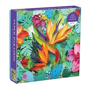 Galison Paper Paradise 500 Piece Puzzle -   (ISBN: 9780735362611)