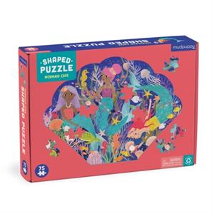 Mudpuppy Mermaid Cove 75 Piece Shaped Scene Puzzle -   (ISBN: 9780735376472)