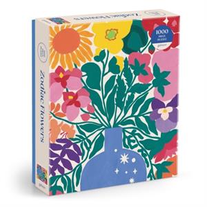 Galison Zodiac Flowers 1000 Piece Puzzle -   (ISBN: 9780735381575)