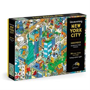 Galison Uncovering New York City Search And Find 1000 Piece Puzzle -   (ISBN: 9780735381582)