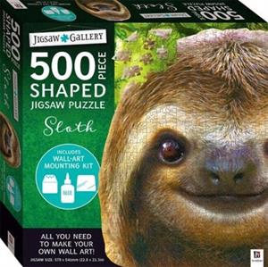 Hinkler Pty LTD Jigsaw Gallery 500-Piece Shaped Jigsaw: Sloth -   (ISBN: 9781488901027)
