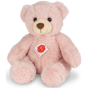 Hermann Teddy Knuffeldier beer Mikai - zachte pluche stof - premium kwaliteit knuffels - roze - 30 cm -