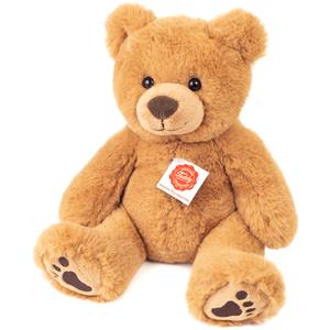 Hermann Teddy Knuffeldier beer Mikai - zachte pluche stof - premium kwaliteit knuffels - lichtbruin - 31 cm -