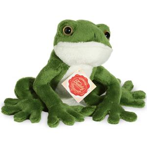 Knuffeldier Kikker - zachte pluche stof - premium kwaliteit knuffels - groen - 15 cm -