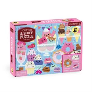 Mudpuppy Cat Cafe 60 Piece Scratch & Sniff Puzzle -   (ISBN: 9780735378698)
