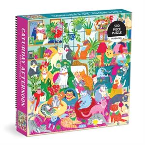 Mudpuppy Caturday Afternoon 500 Piece Family Puzzle -   (ISBN: 9780735380806)
