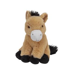 Nature Planet Pluche dieren knuffels Paard van 17 cm -