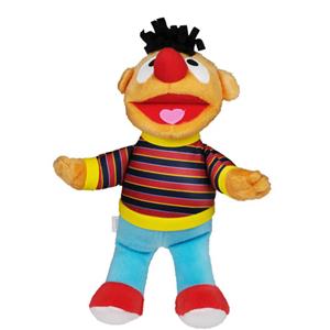 Sesamstraat pluche knuffel pop - Ernie - stof - 25 cm -